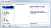 ColdKey Function Tab