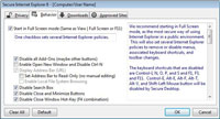 Internet Explorer Behavior Tab