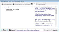 Secure Desktop Disable USB