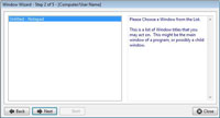 Secure Desktop Window Wizard Step 2