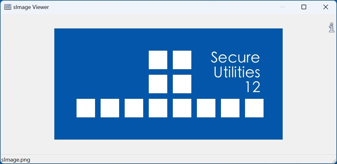 Secure Utilities sImage Viewer